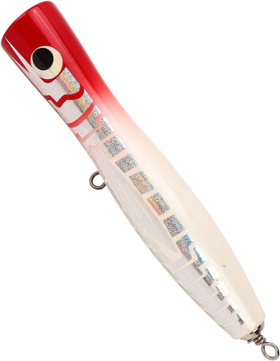 Popper Visaas - Houten Kunstaas - Vissen Op Zoutwater - Lange Afstand Werpen - 18 cm - Reflecterend 02#