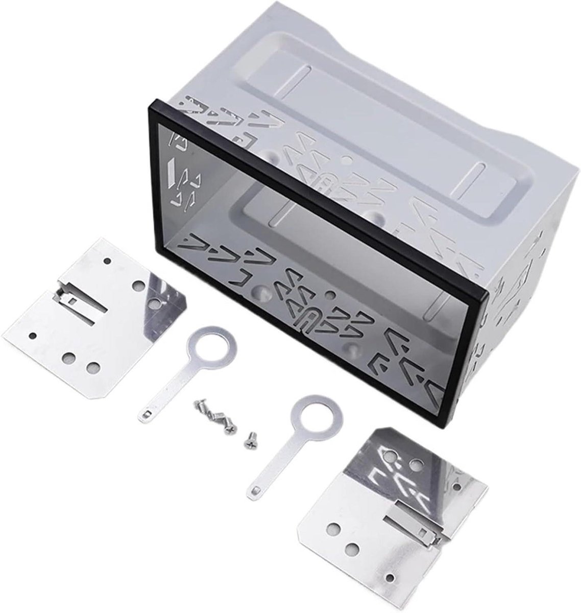 Adapterframe Auto - Radio Frame - Dashboard Montage - Universele Pasvorm - 2Din - Zwart