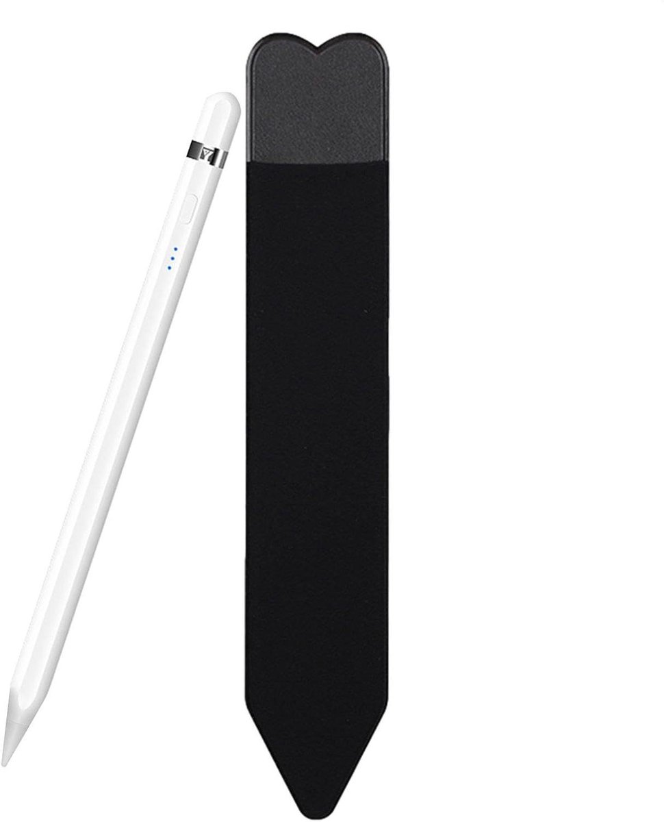 Pen Houder - Stylus Sleeve - Notities Maken - Zelfklevend Ontwerp - 3.5 x 19 cm - Zwart