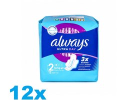 Always Maandverband Long Ultra Wings - 144 stuks