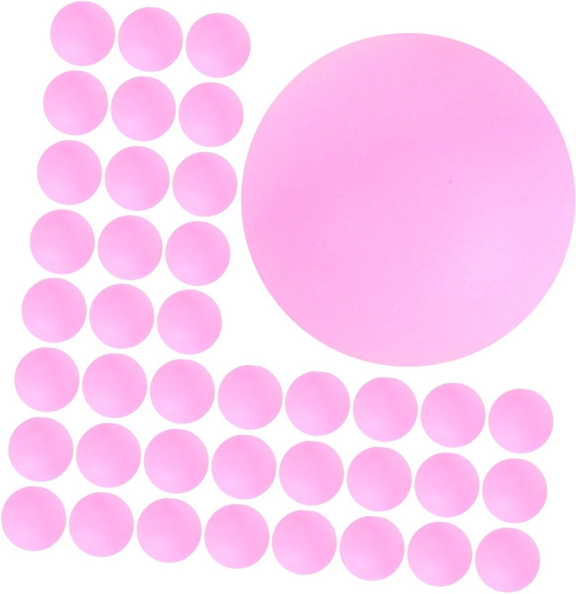 Tafeltennis Ballen - Feestballen Pingpong - Wedstrijd Training - Grote Hoeveelheid - 150 Stuks - Roze