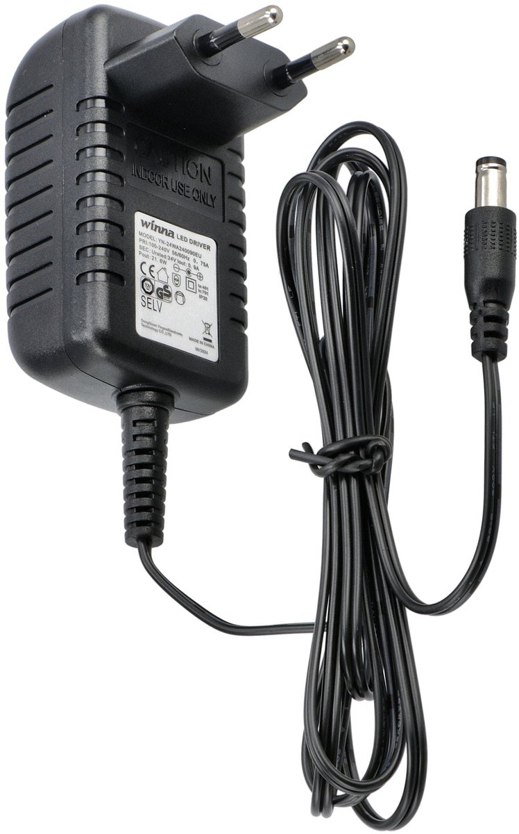 Ayra 11631 voedingsadapter 100 - 240V AC 50/60 Hz to 24V