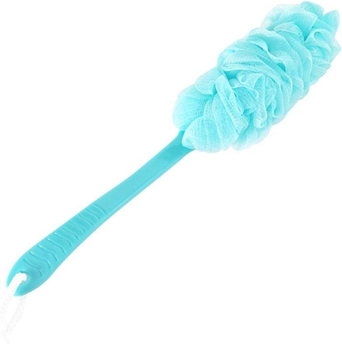 Douche Borstel - Lange Steel - Lichaam Reinigen - Zachte Nylon Mesh - 43 cm - Blauw