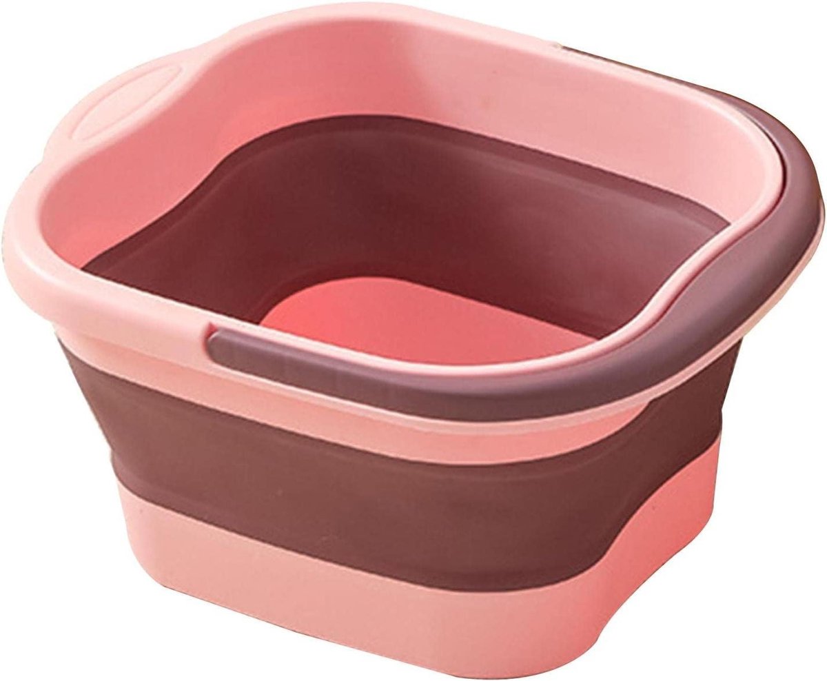 Voetenbad Kom - Opvouwbaar Voetenbad - Voetverzorging Thuis - Met Massagepunten - 44 cm Lengte - Grijs