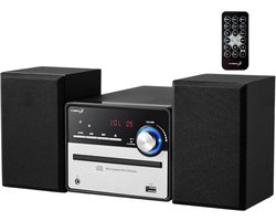 Retro Mini Hifi-set – CD/CD-R/CD-RW/MP3 – FM-radio – USB – LED-display – Stereo Met Luidsprekers