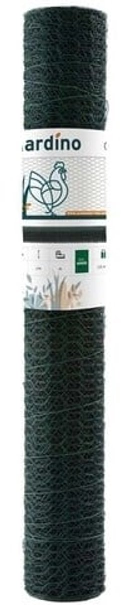 Giardino Zeskant gaas groen 13 mm | draaddikte 1,0 mm | groen gecoat 1.00m x 5m