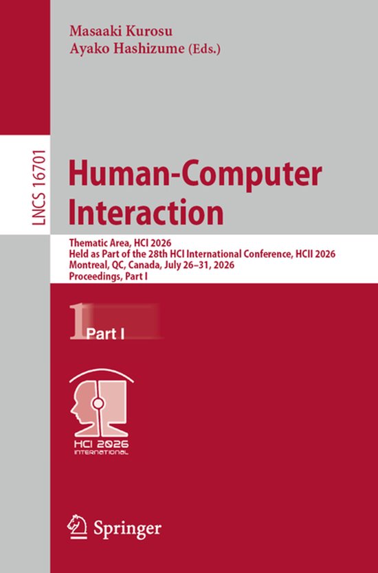 Lecture Notes in Computer Science16701- Human-Computer Inter ... - cover