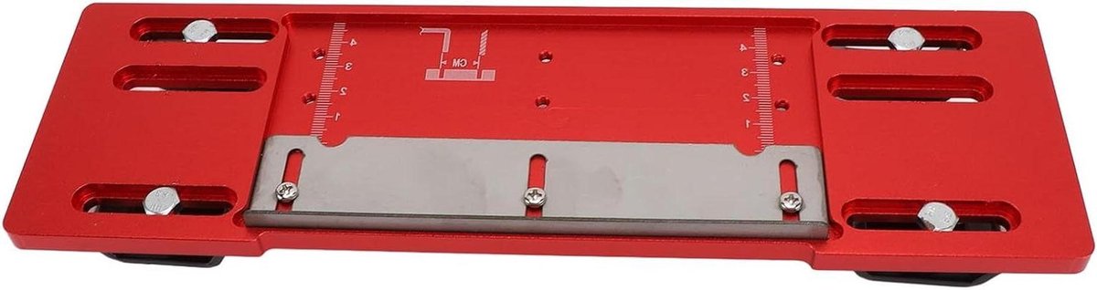 Basisgeleider Snijmachine - Cirkelzaag Hulpstuk - Precisie Frezen - 8 Mm Verdikte Aluminium - 36x10x7 cm - Grijs