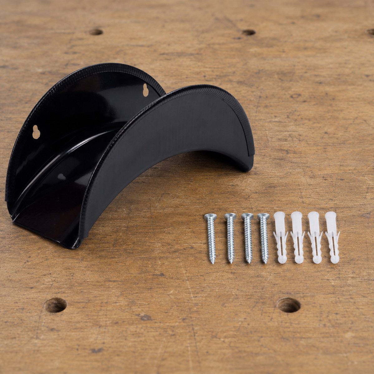 Slanghouder - set van 2 - tot 38 m tuinslang - zwart – foto 4