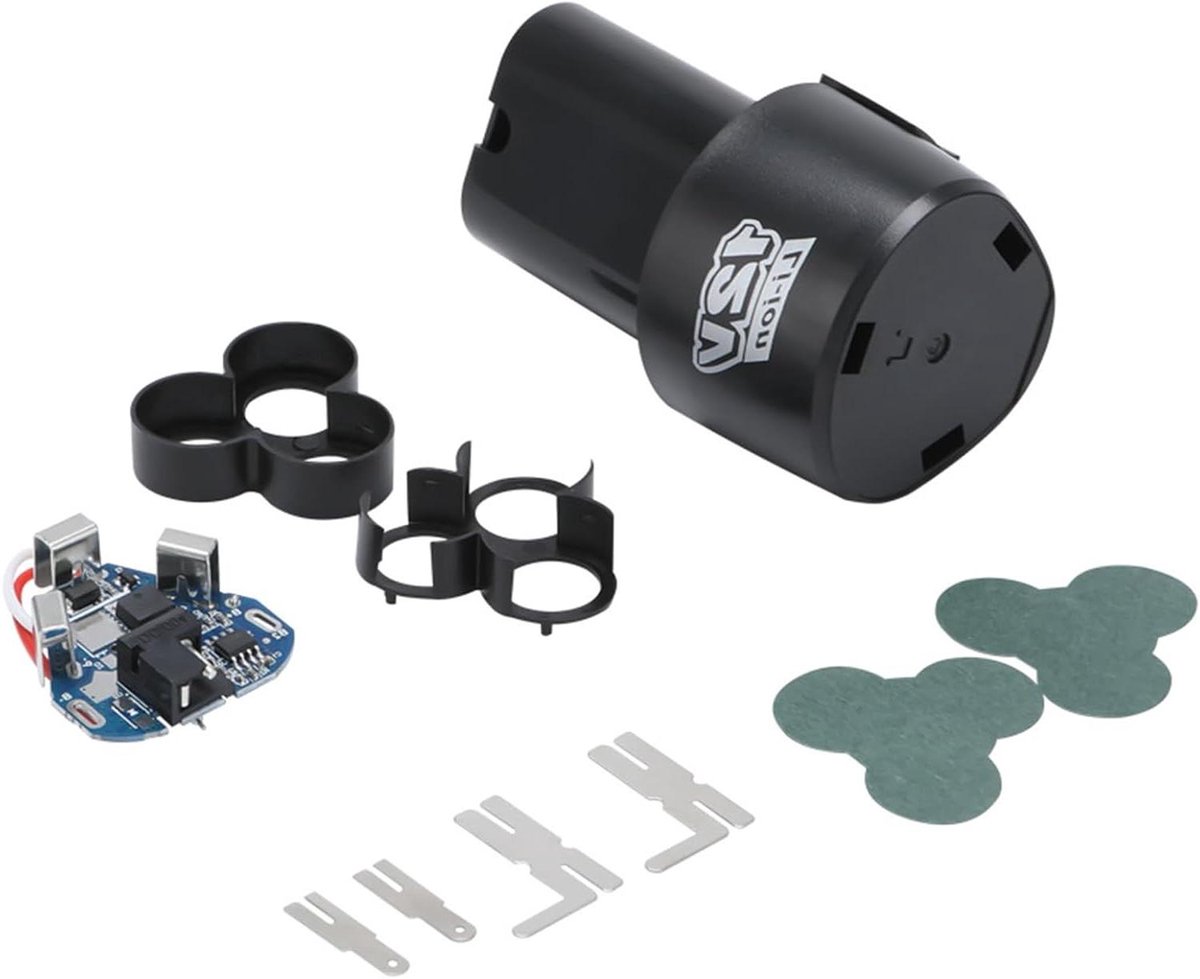 Complete DC12V 3S 18650 Batterij Pack Montage Set Inclusief En Isolatie Papier Voor Schroevendraaier Boor Case Organisatoren