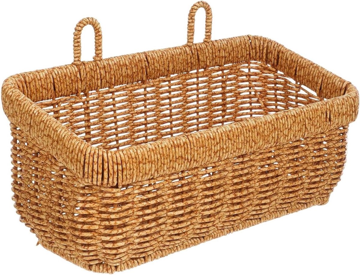 Zeegras Opbergmand - Wandmand Organizer - Keuken Ordenen - Handgeweven PP - 161B cm - Natuurlijk