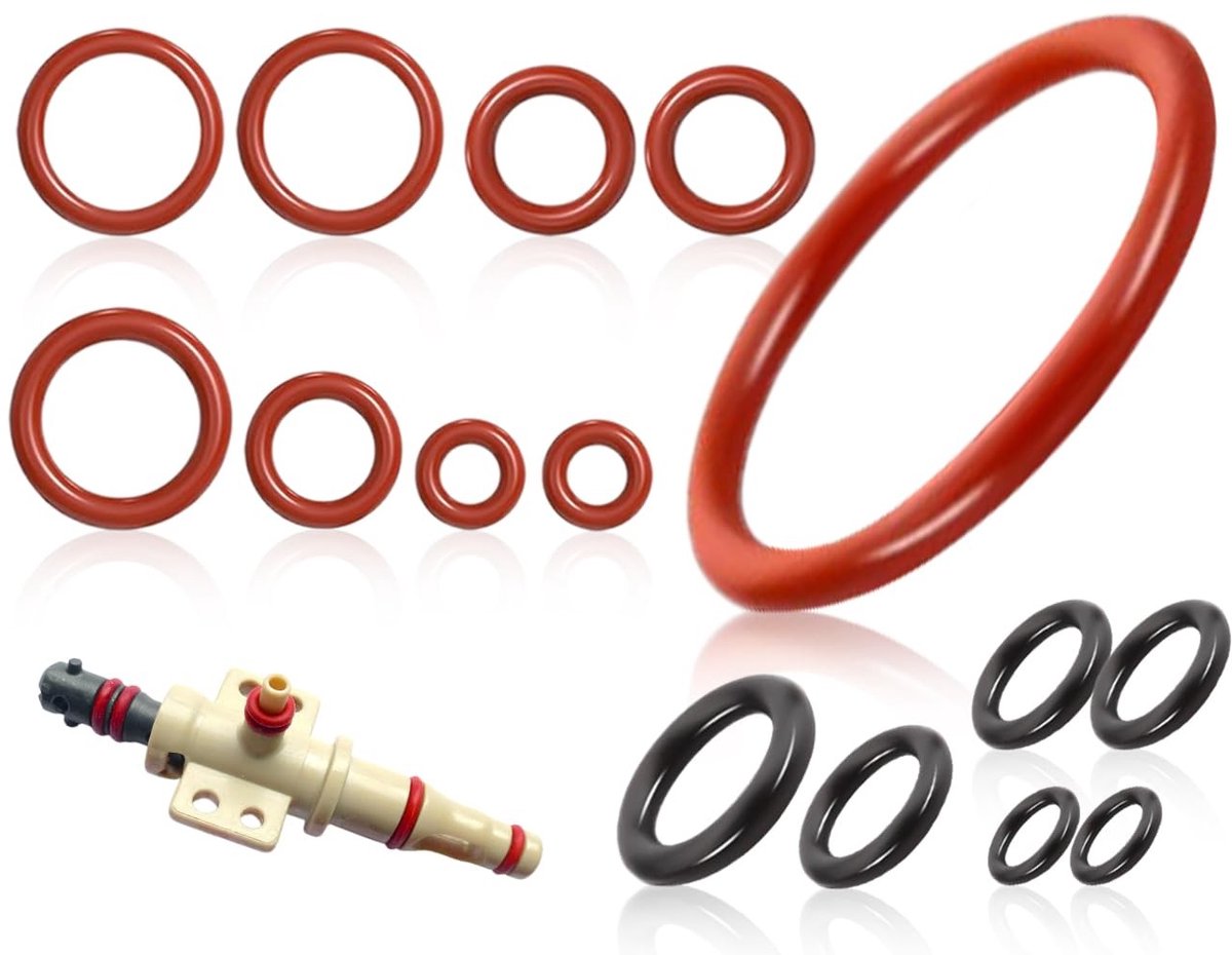 Cosensi - Dailygoody - Afdichting O-ringen set - Onderhoudsset voor ventielen - 30 stuks - Compatibel met Philips en Saeco - Vervangingsopties voor afdichtingsp
