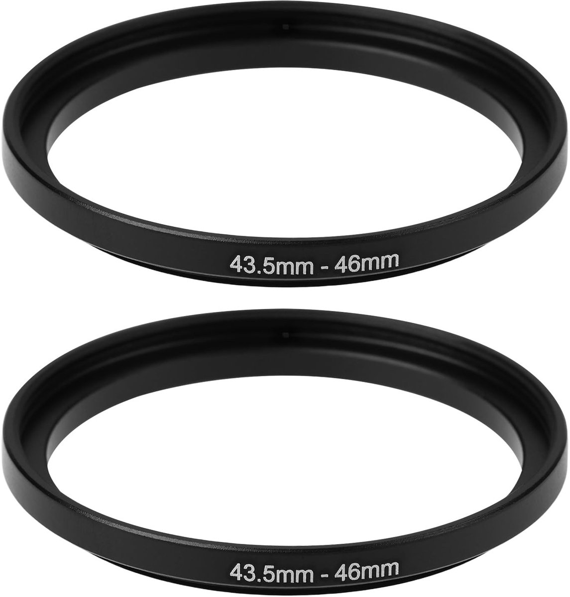 Cosensi - Dailygoods - 2 Stuks 43.5mm tot 46mm Step-Up Filter Adapter Ringen
