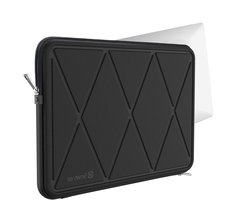 Laptop Sleeve - Beschermhoes Laptop - Veilig Transport - Half Open Rits - 15-16 inch - Zwart