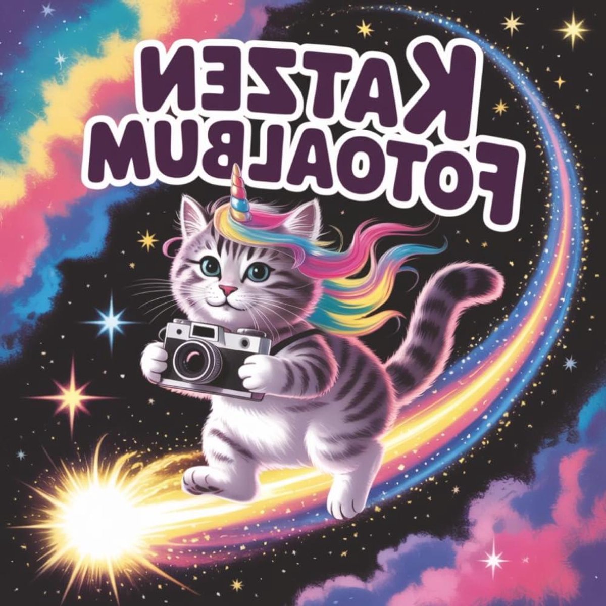 Fotoalbum Katten - Herinneringen Boek - Foto's Bewaren - 50 Pagina's - 21.6 x 21.6 cm - Multicolor