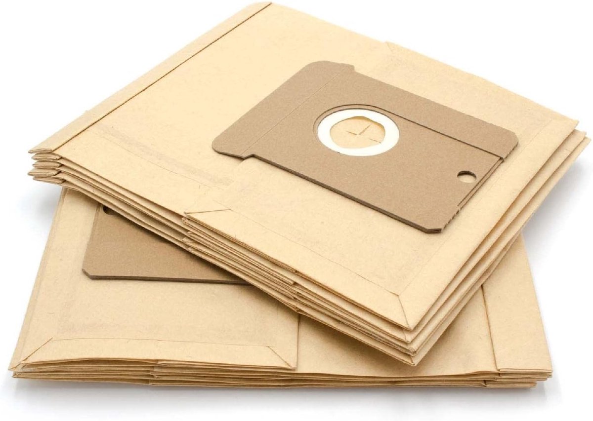 Stofzuigerzakken Papier - Filterzakken Set - Stofvrij Houden - Perfecte Pasvorm - 10 Stuks - Zandkleuren