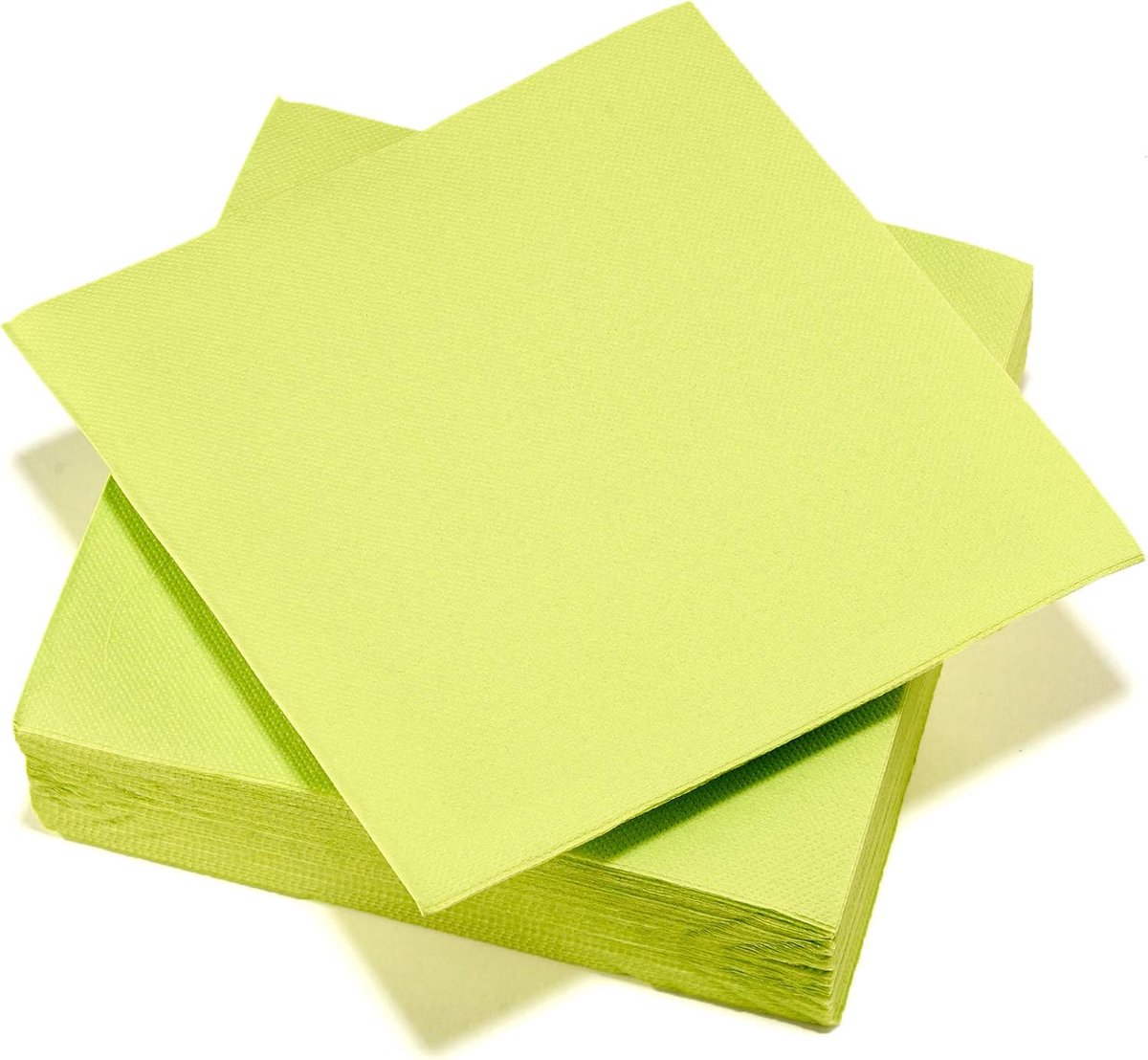 Servetten Papieren - Servetten - Tafel Servetten - Papier - Papieren Wegwerp Servetjes - Feestservetten - Voorjaar Servetten - Lunch/Diner Tafel Decoratie - 2 Laags - Lichtgroen - 38 x 38 cm - 40 Stuks - van Imperatoris