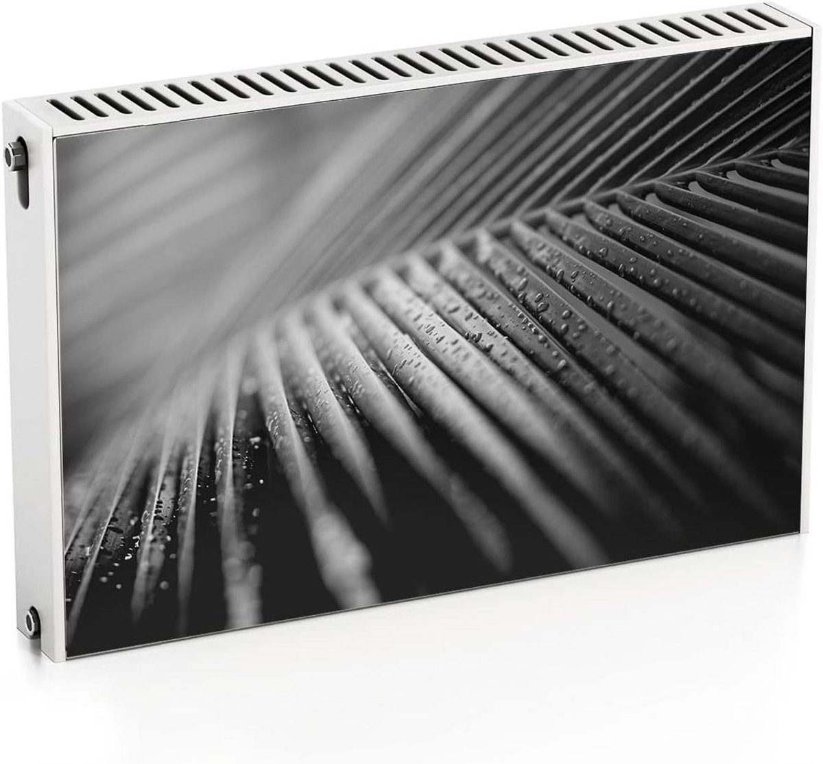 Radiator Magneetfolie - Afdekking Decoratie - Interieur Verfraaien - Zelfklevend Op Maat - 90x60 cm - Zwart