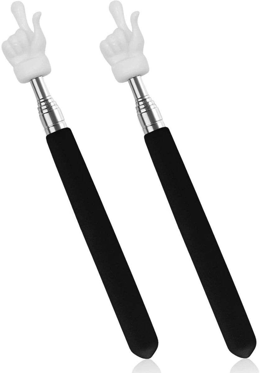 Cosensi - Dailygoody - Telescopische Docent Pointer - Uittrekbare Hand Pointer - Ideaal voor Onderwijs en Presentaties - Geschikt voor Klaskamer - Handig en Com