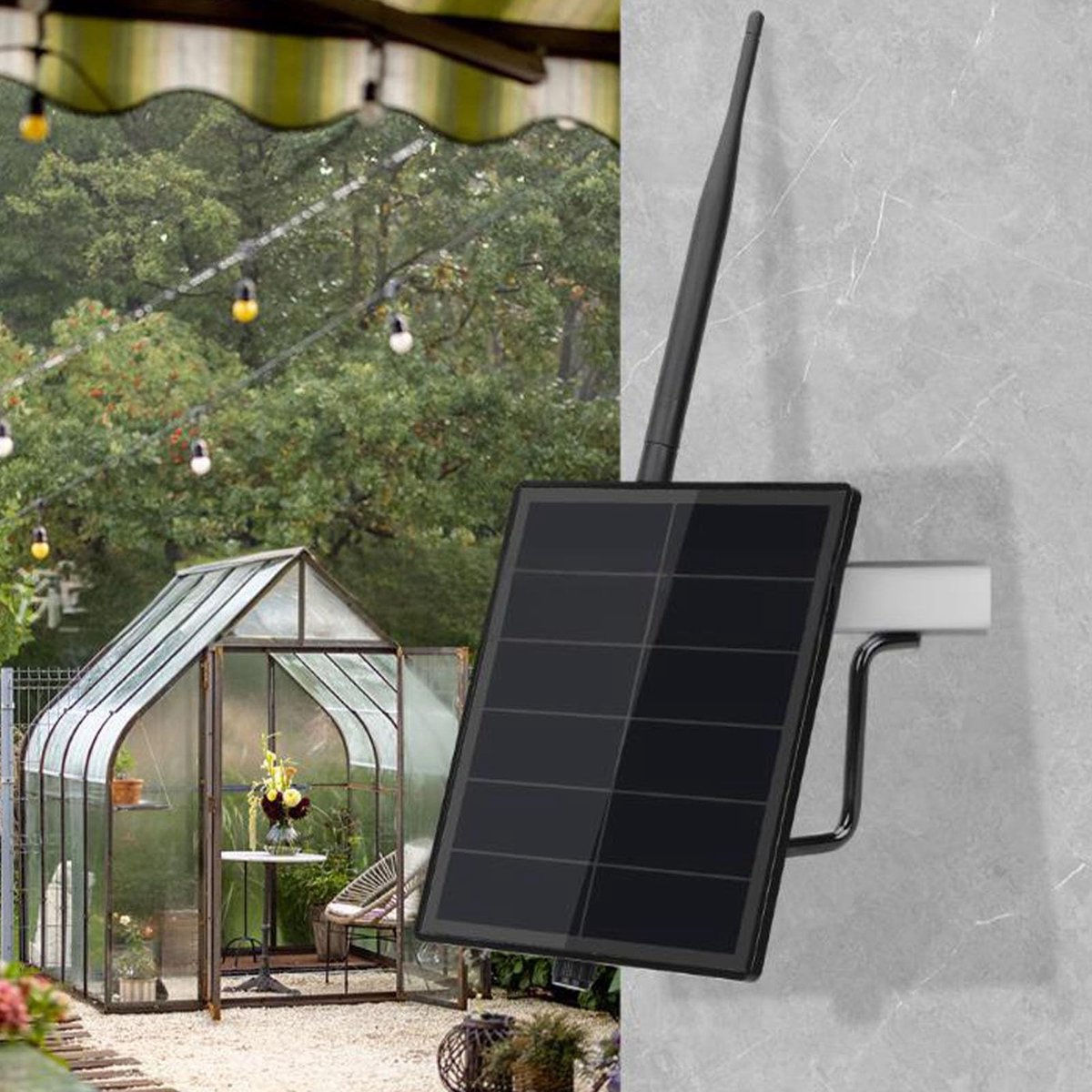 Cosensi - Dailygoods - Zonne-repeater voor Lora met Waterdicht Paneel