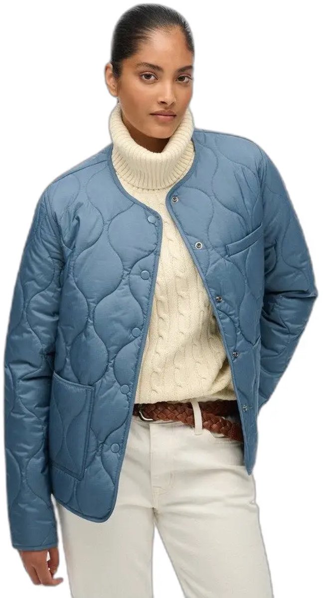 Superdry Gewatteerde Lite jas met voering Dames Gewatteerde jassen Blauw