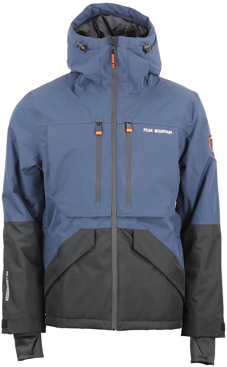 Waterdichte jas Peak Mountain Cesna Blauw
