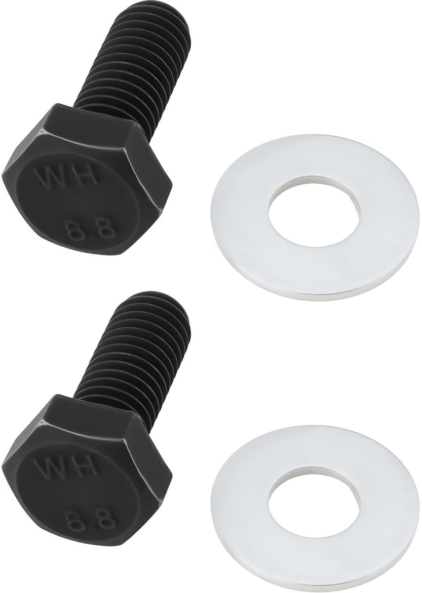 Dailygoods - Dailygoody - M8 Flywheel Bevestigingsbouten - 2Pcs Bevestigingsset - Sterke bouten voor motoronderdelen - Geschikt voor 47cc/49cc Mini ATV - Motocross