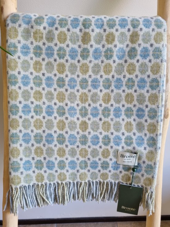 Wollen Plaid - MILAN Blue (Merino) 140x185cm - Bronte x Plaids.shop