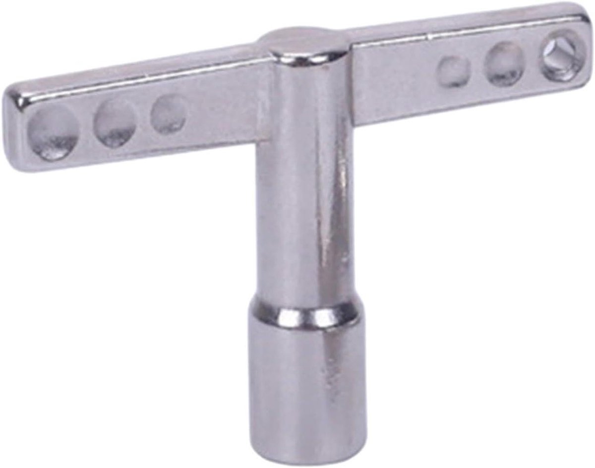Drumsleutel - Percussie Gereedschap - Drum Stemmen - Roestvrij Metaal - 5 cm - Zilverkleurig