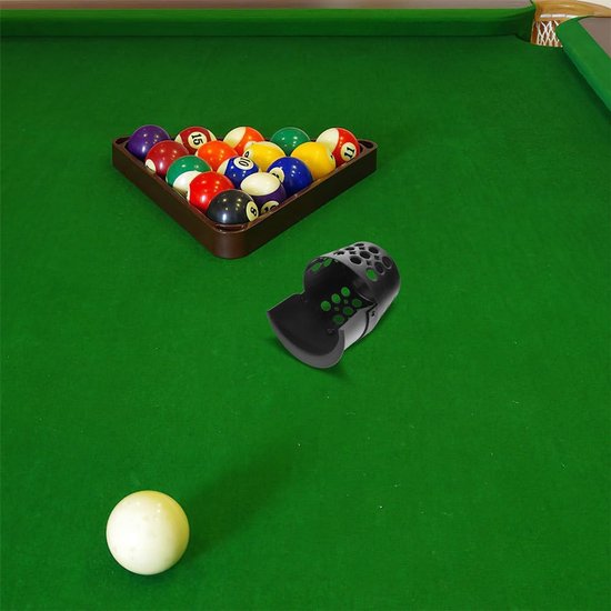 Pooltafel Zakken - Biljart Pockets - Spel Verbeteren - Voorkomt Bal Hangen - 15.80X13.00X12.00CM - Zwart — afbeelding 2