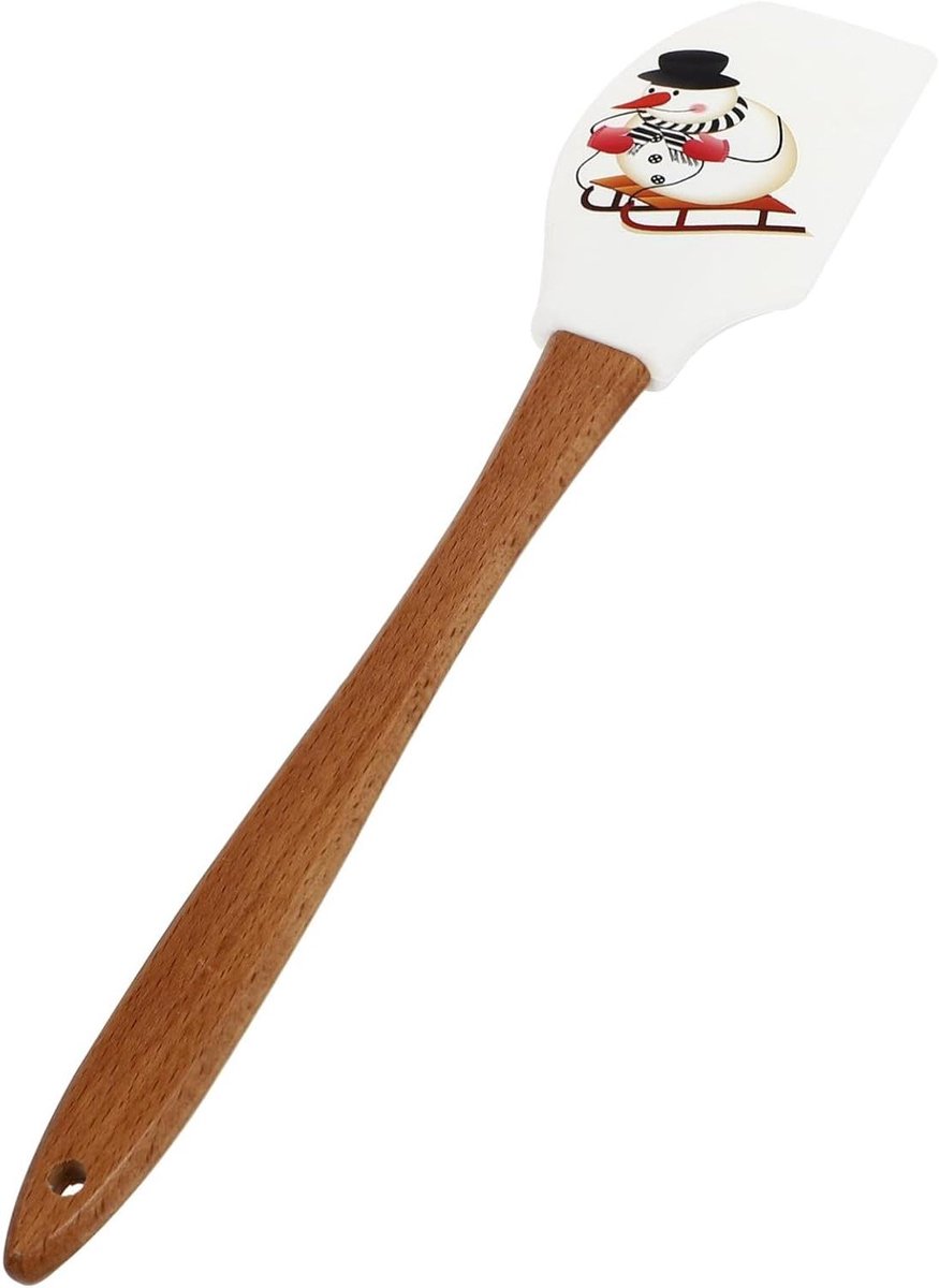 Spatel Set - Keuken Gereedschap - Bakken en Decoreren - Houten Handvat - 2 stuks - Assorti