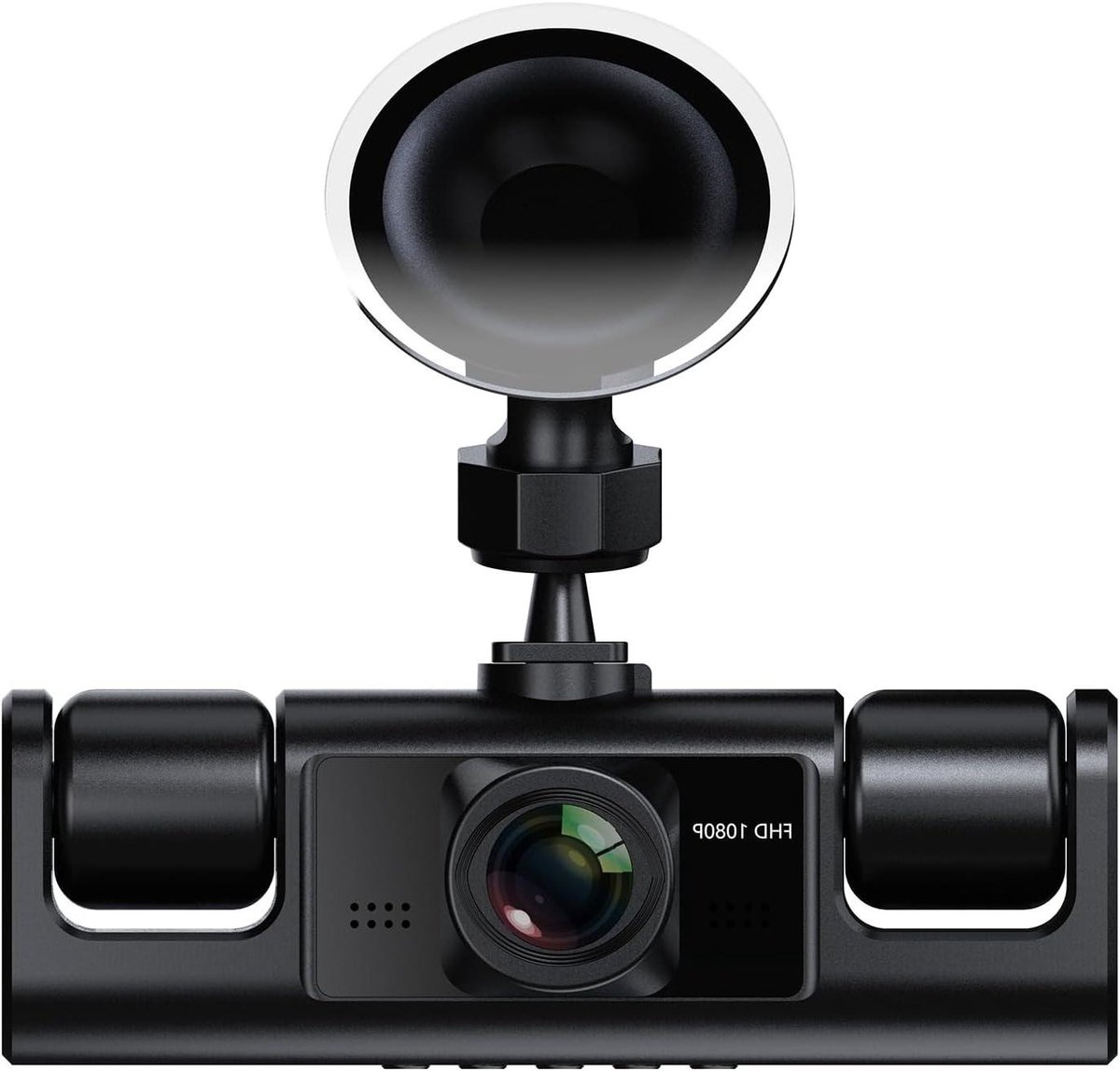 Auto Dashcam - 4 Kanaals Camera - Veilig Rijden - 360 Graden Zicht - 64 GB Ondersteuning - Zwart