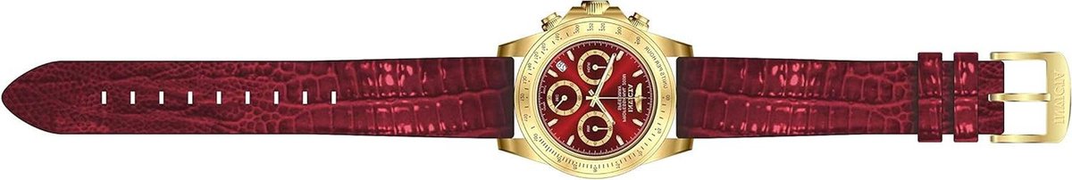 Horlogeband - Reservebandje Leer - Horloge Reparatie - Origineel Onderdeel - 20 mm Breed - Rood