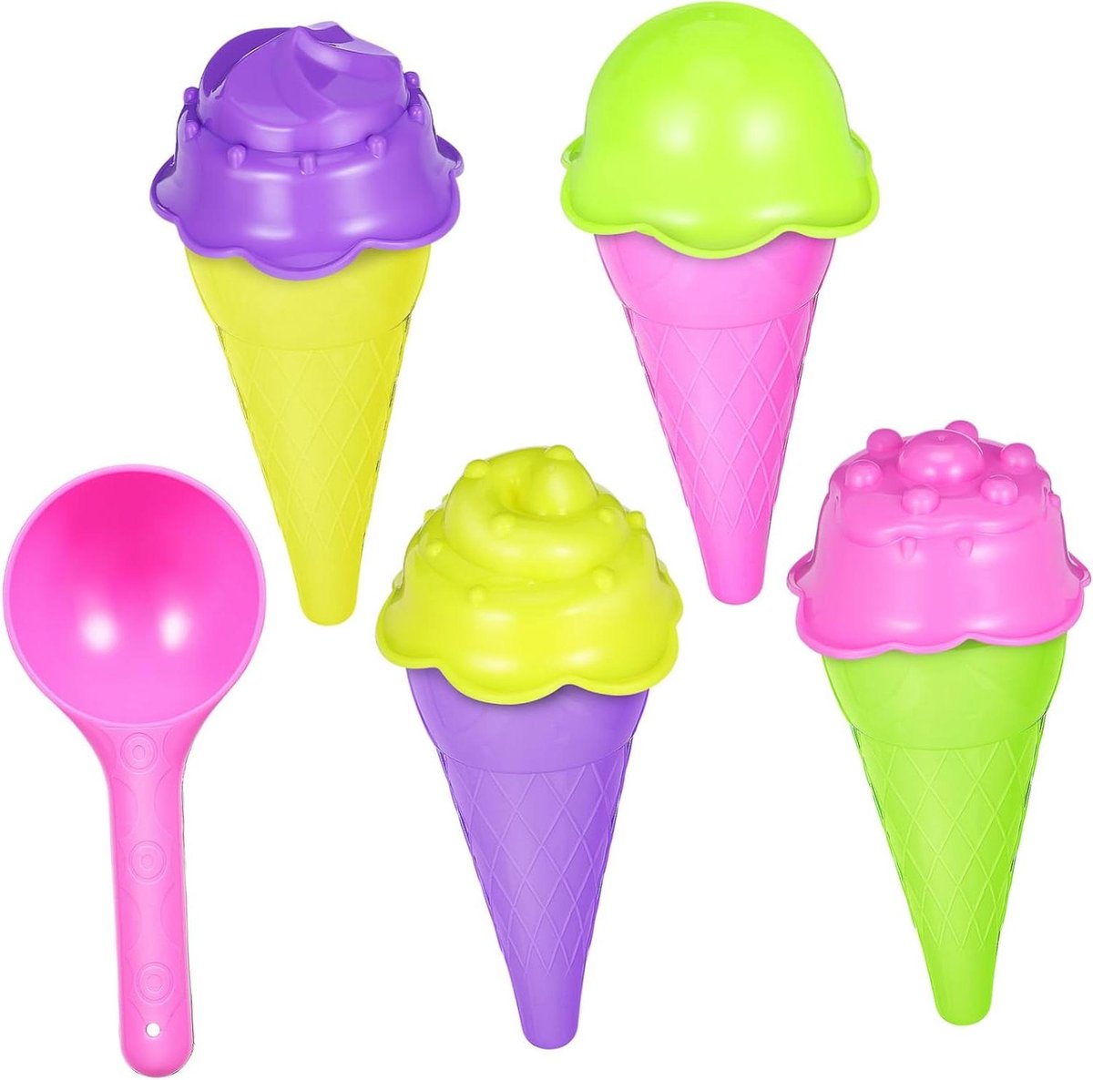 IJsvorm Set - IJsjes Mallen DIY IJsvorm - Zelf IJs Maken - Herbruikbaar Plastic