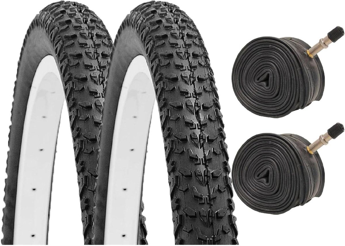 Fietsbanden Set - Banden Binnenbanden - Fietsen Buiten - Grip Tread - 29 x 2.00 inch - Zwart