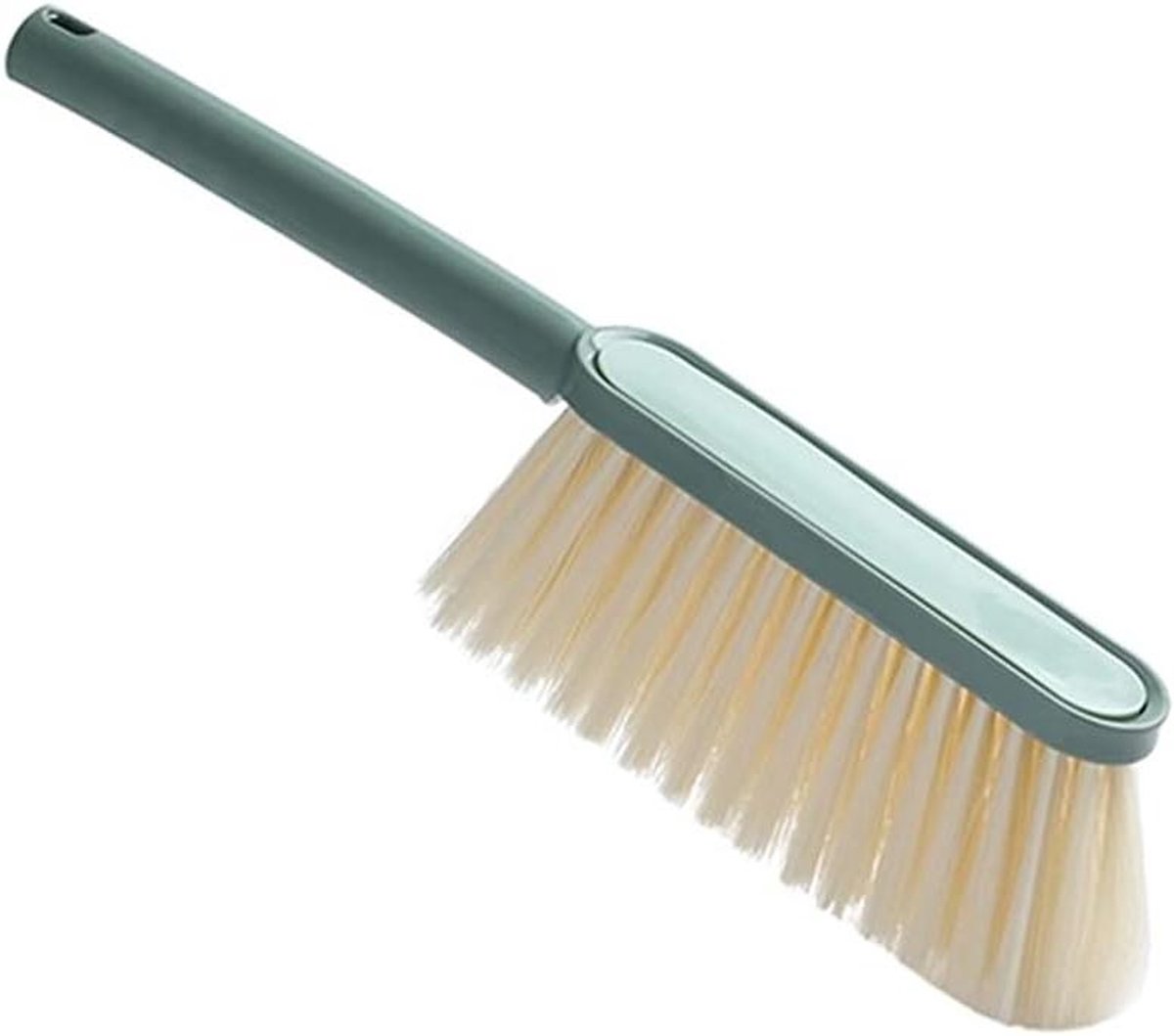 Schoonmaakborstel - Stofbezem - Huis reinigen - Ergonomische grip - 100 mm - Naturel