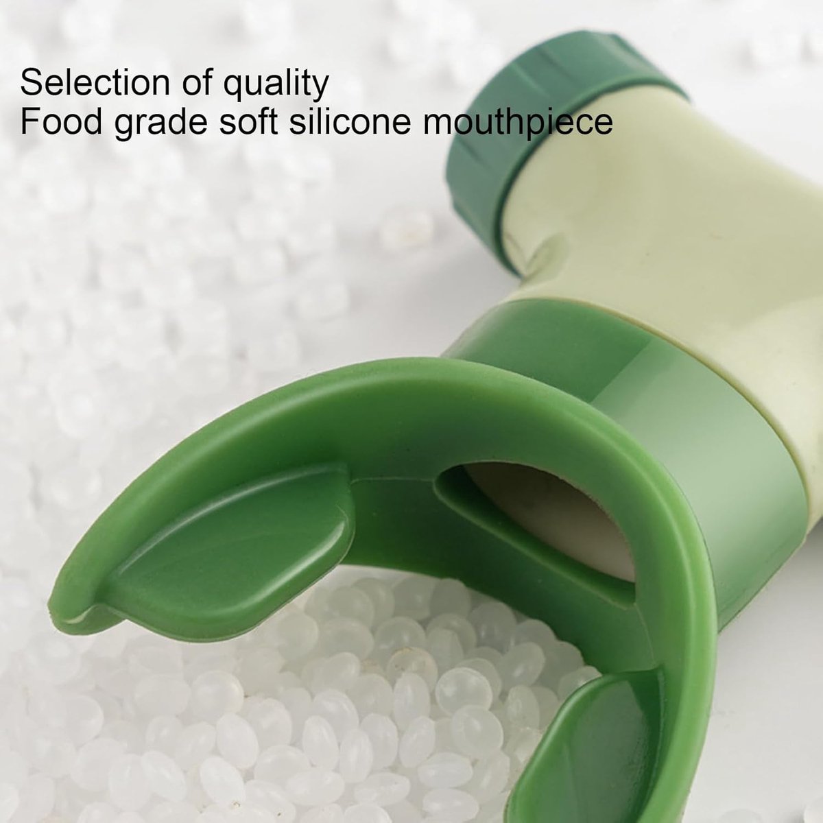 Ademhalingstrainer Hulpmiddel - Longversterker Oefenaar - Sport Ademhaling - Instelbare Intensiteit - 10 x 8 x 4 cm - Lake Green