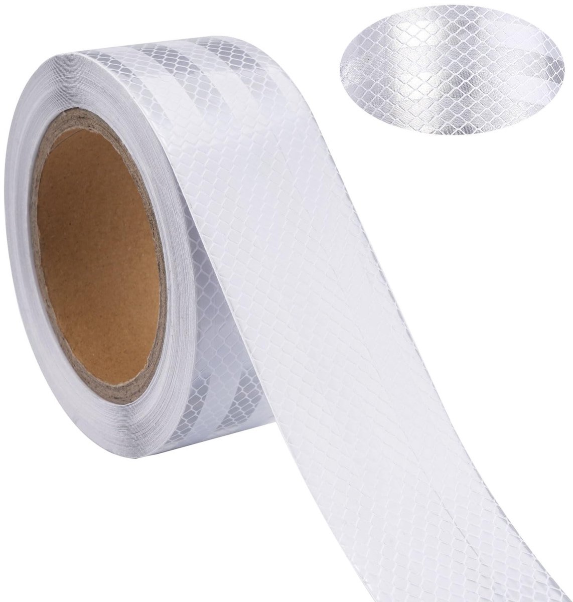 Dailygoods - Dailygoody - Reflecterende Tape Plakband - Veiligheidstape - Hoge zichtbaarheid - 5 cm x 15 m - Nood voertuig markering - Duurzaam en weerbestendig - ..