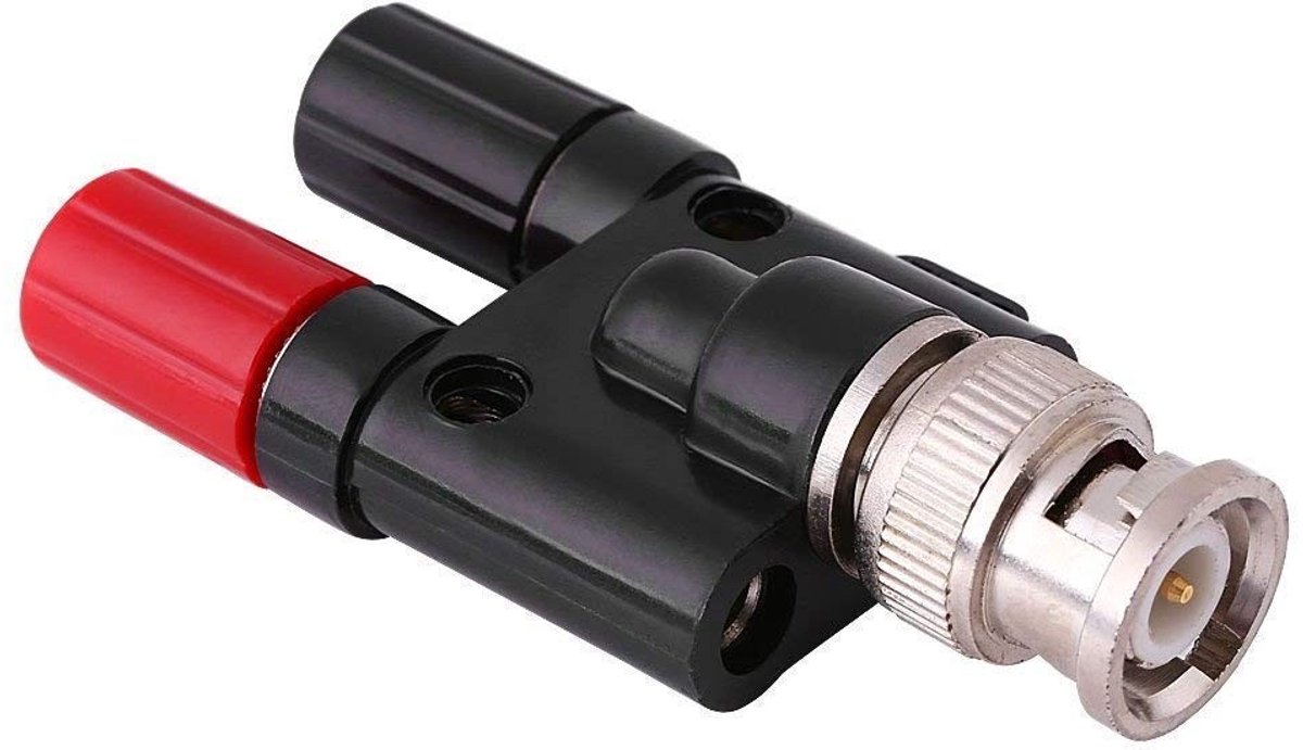 Dailygoods - Dailygoody - Professional HT311 Naar 4 Mm Banaanstekkeradapter - Oscilloscoop Adapter - Compact en Lichtgewicht - 50Ω Impedantie - Maximale Stroom...