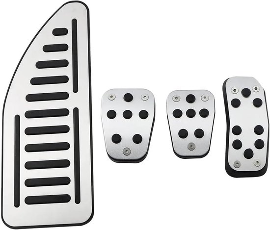 Remvoetpedalen Auto Pedalen Gaspedaal Brandstof Gas Rem Rest Pedaal Pad Cover Voor Ford Voor Fiesta 2009-2013 Voor Ecosport 2013-2017(3Pcs MT) — afbeelding 5