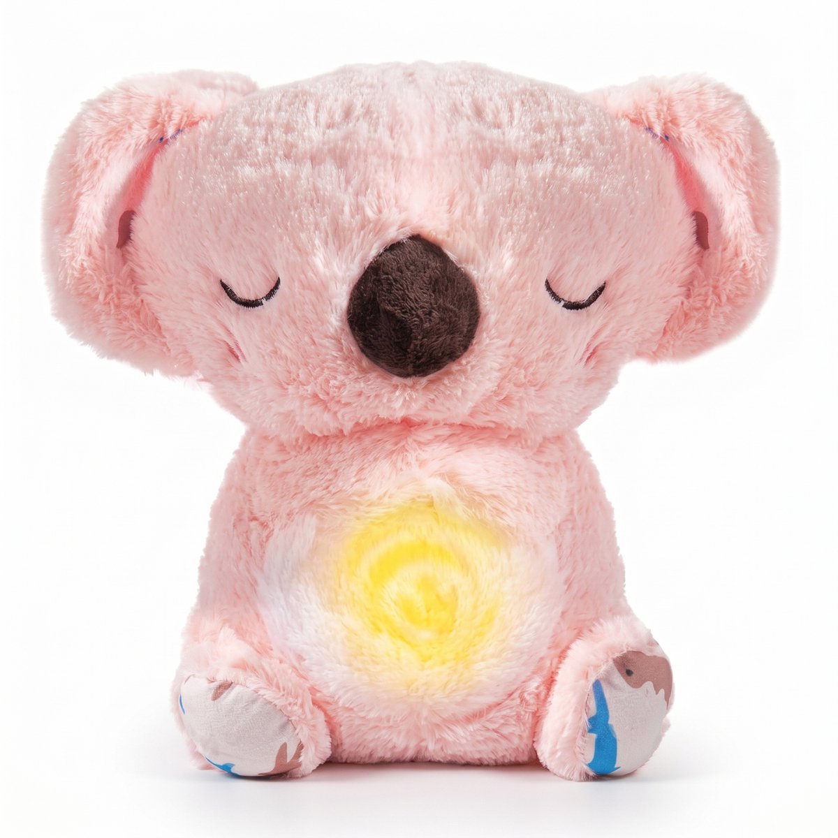 Breathing Koala Knuffel - Ademende Knuffel - Interactieve knuffels - Ademhaling Knuffel Koala - Kalmerend Koala Knuffel - Zacht speelgoed dat ademt met geluid reliëfpluche - Roze