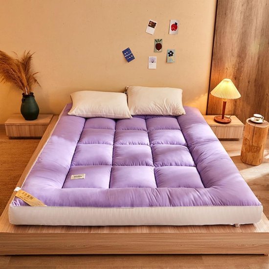 Opvouwbare Matras - Japanse Futon - Gastvrij Ontvangen - Ergonomisch Ontwerp - 90x200cm - A — afbeelding 5