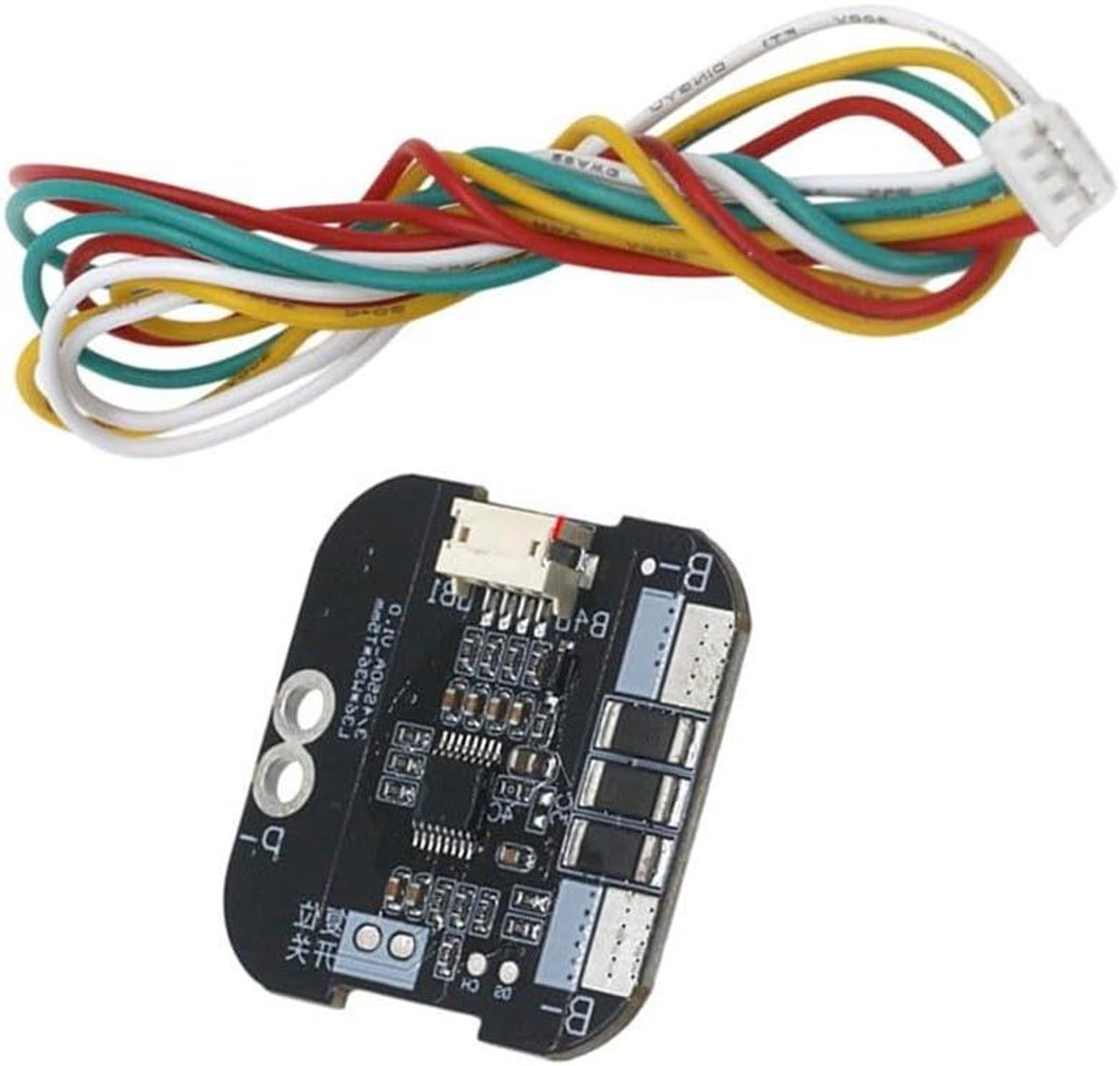 Batterij Beschermingskaart - Lithium Circuit - Veilige Stroomlevering - Conforme Coating - 50A 3S-6S - Zwart