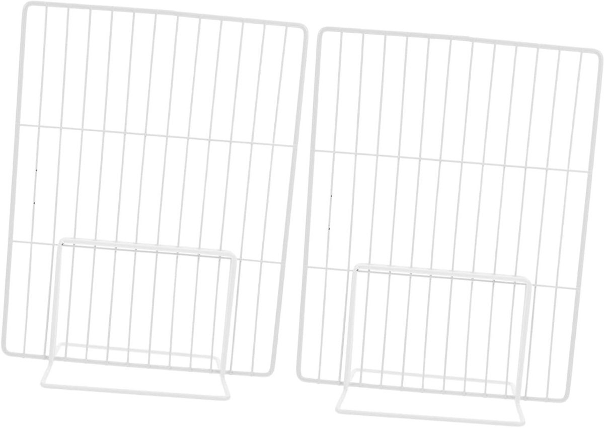 Koelkast Scheidingspaneel - Vriezer Divider - Efficiënt Opbergen - Verstelbaar Ontwerp - 28.2 x 22 cm - Wit