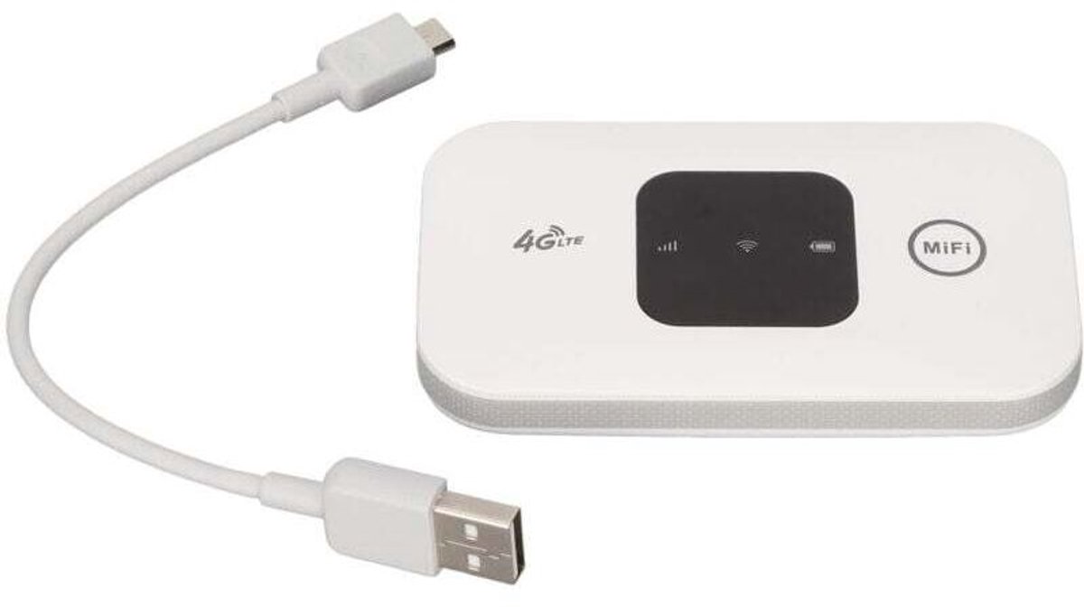 Draagbaar internettoegangspunt, 150 Mbps snelle 4G simkaartrouter geschikt voor breed bereik, geschikt voor reizen, thuiswerken en andere doeleinden.