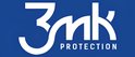 Logo blanc '3mk PROTECTION' sur fond bleu.