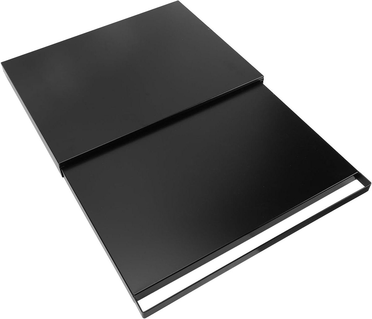 Aanrecht Schuifplank - Magnetron Lade - Keuken Opbergen - Grote Capaciteit - 36x47cm - Zwart