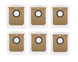6-delige set stofzakken compatibel met Eufy Clean L60 SES / L60 Hybrid SES / L50 SES robotstofzuigers stofzakken-2,5 liter