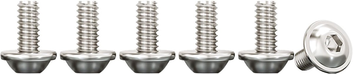 Hollow Hex Cylinder Head Schroeven M3 x 10mm, RVS A2 V2A Bouten voor Mechanische Verbindingen, Verpakking van 50 Stuks