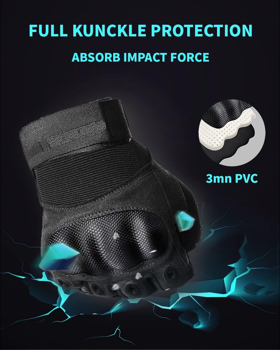 Handschoenen - Motorhandschoenen - motor accessoires - touchscreen -handschoenen voor motorfiets- motorhandschoenen waterdicht - handschoenen heren - voor Bescherming - wandelen - outdoorsporten - voor mannen en vrouwen- Zwart - Maat XL - winddicht – foto 7
